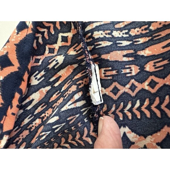 Mason + Mackenzie Mini‎ Dress Large Smocked Spaghetti Strap Sweetheart Neckline - Picture 6 of 6